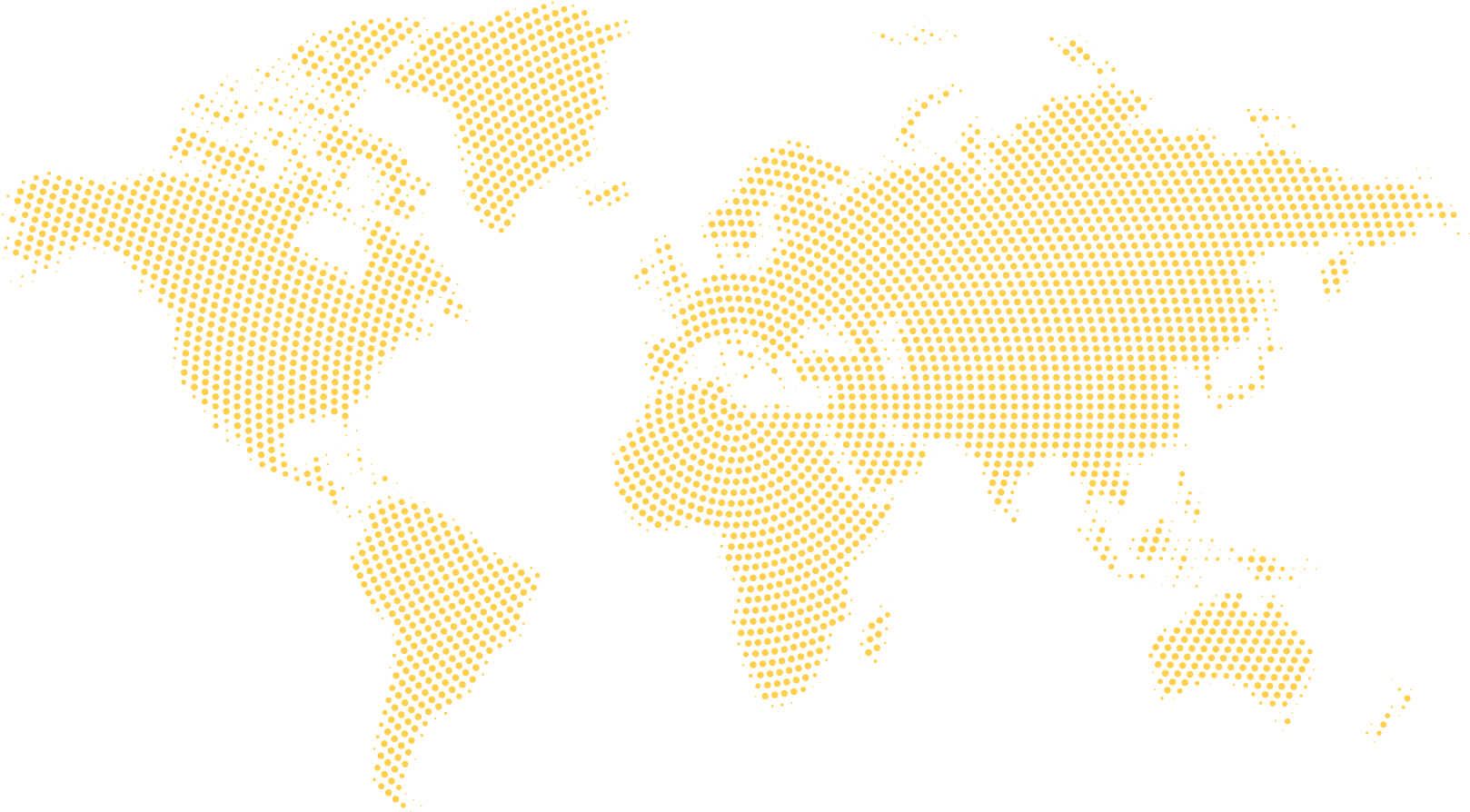 Illustrated world map showing the foundation's global reach